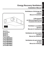 Fujitsu UTZ-BD080C Installation Manual