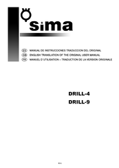 Sima DRILL-9 English Translation Of The Original User Manual
