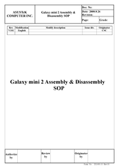 Asus Galaxy mini 2 Assembly & Disassembly