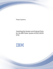 IBM Power System 8335-GTX Installing