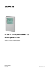 Siemens POS8.4440/109 Manual