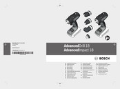 Bosch AdvancedDrill 18 Original Instructions Manual