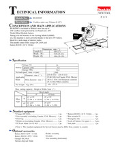 Makita BLS820SF Technical Information