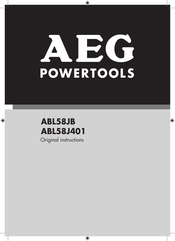 AEG ABL58J401 Original Instructions Manual