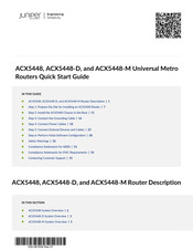 Juniper ACX5448-D Quick Start Manual
