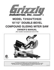 Grizzly T31634 Owner's Manual