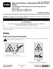 Toro 30866 Installation Instructions Manual