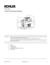 Kohler TP 4.0 D Service Manual