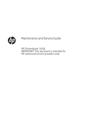 HP Chromebook 14 G6 Maintenance And Service Manual