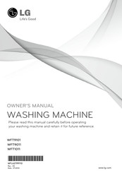 LG WFT91011 Owner's Manual