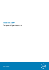 Dell Inspiron 7501 Setup And Specifications