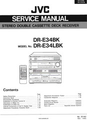 Jvc DR-E34BK Service Manual
