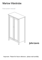 John Lewis Marlow Wardrobe Instruction Manual