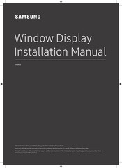 Samsung OM75R Installation Manual