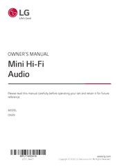 LG ON99 Owner's Manual