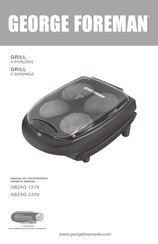 George Foreman GBZ4G Owner's Manual
