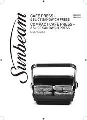Sunbeam GR8450B Cafe Press User Manual