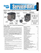 BENDIX TABS-6 TRAILER ABS MODULE Service Data