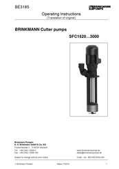 Brinkmann SFC1820/500 Operating Instructions Manual