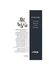 Stiga PARK EXCELLENT Installation Manual