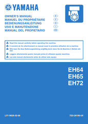 Yamaha EH65 Owner's Manual