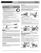 RIDGID 603/604 Instruction Sheet
