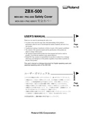 Roland ZBX-500 User Manual