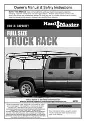 Haul Master 64793 Owner's Manual & Safety Instructions