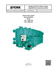 York YHAU-CGH-300EXH Installation, Operation & Maintenance Instructions Manual
