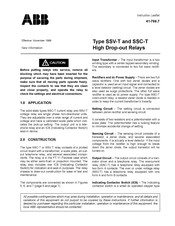 ABB SSV-T Instruction Leaflet