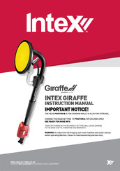 Intex AG700 Intex Giraffe Instruction Manual