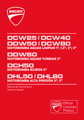Ducati DCW40 Owner's Manual
