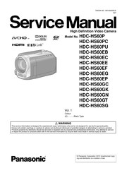 Panasonic HDC-HS60EF Service Manual