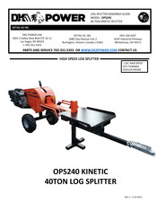 Kohler DK2 POWER OPS240 Assembly Manual