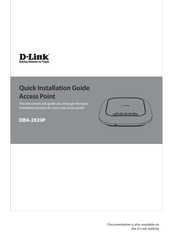 D-Link DBA-2820P Quick Installation Manual
