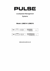 Pulse LSM2141 Operation Instruction Manual