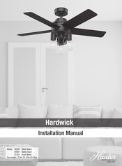 Hunter Hardwick 50593 Installation Manual