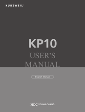 Kurzweil KP10 User Manual