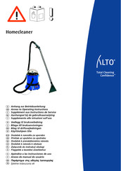 Alto Homecleaner Annex To Operating Instructions