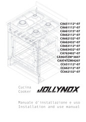 Barazza Jollynox CC662132-07 Series Installation And Use Manual