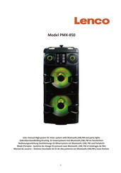 LENCO PMX-850 User Manual