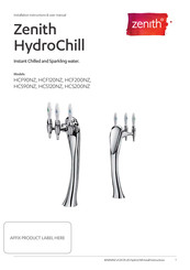 Zenith HydroChill HCF200NZ Installation Instructions & User Manual