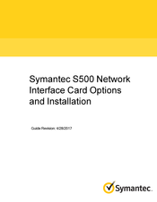 Symantec S500 Options And Installation
