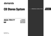 Aiwa NSX-TRV77 Operating Instructions Manual