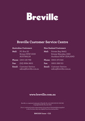 Breville BMO230 Instruction Booklet