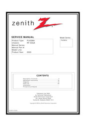Zenith P42W34 Service Manual
