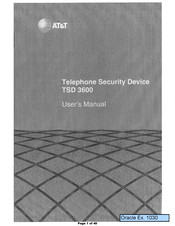 AT&T TSD3600 User Manual