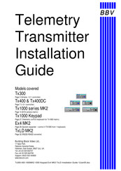BBV Tx1000 Installation Manual