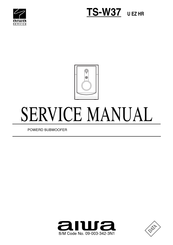 Aiwa TS-W37 Service Manual
