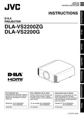 JVC DLA-VS2200ZG Instructions Manual